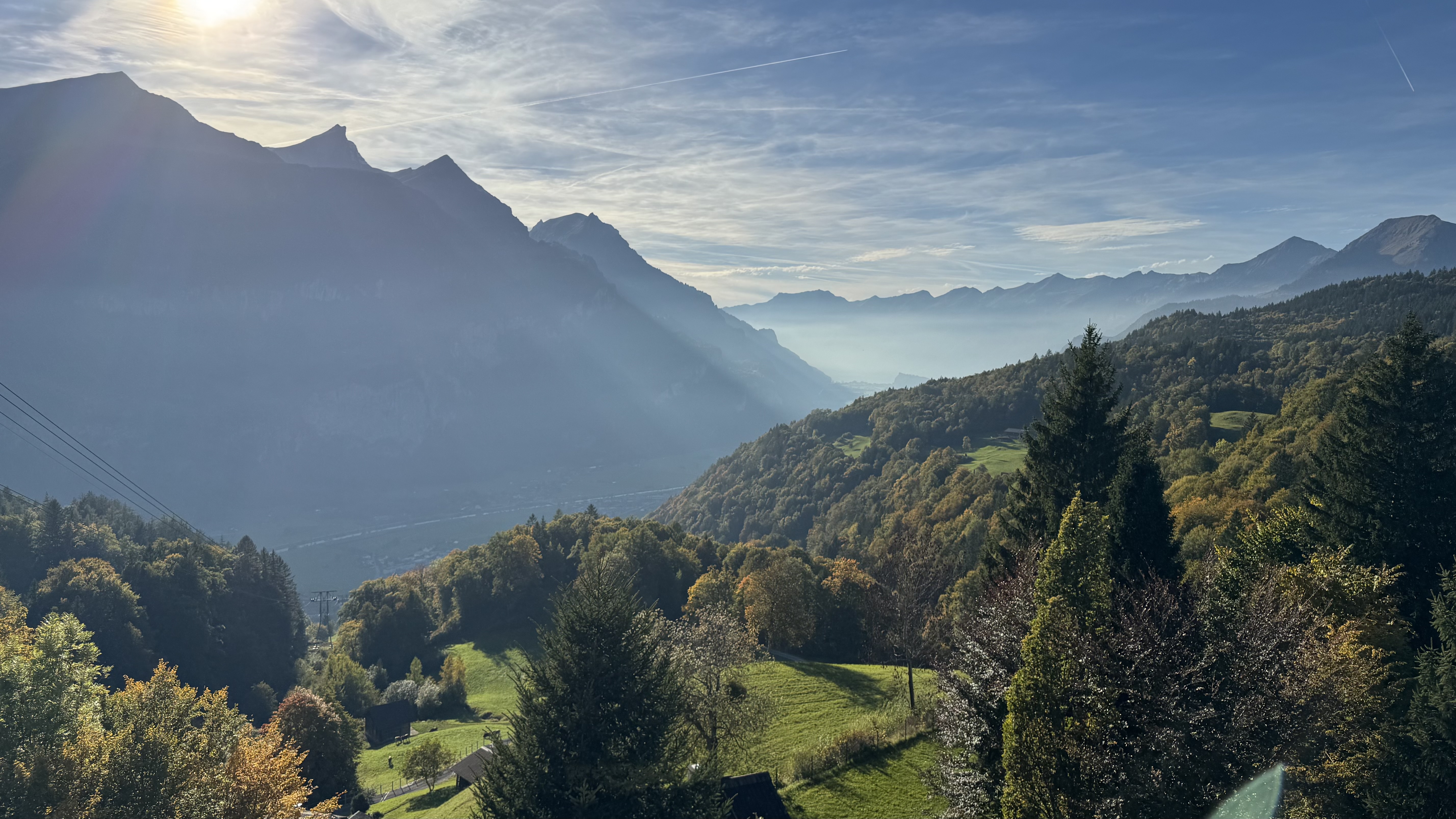Countryside view in Switzerland