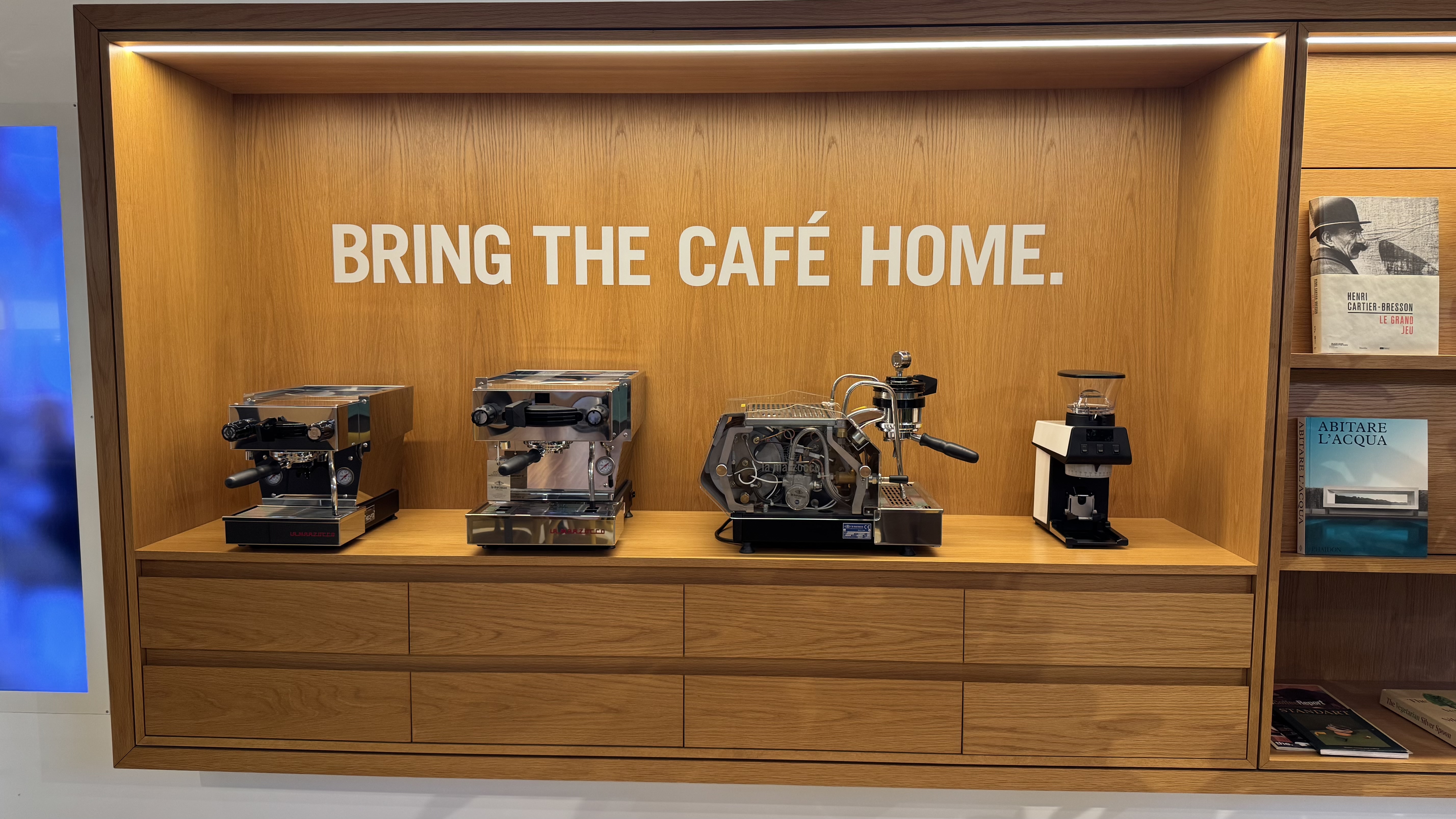 Museum display inside Accademia del Caffè Espresso